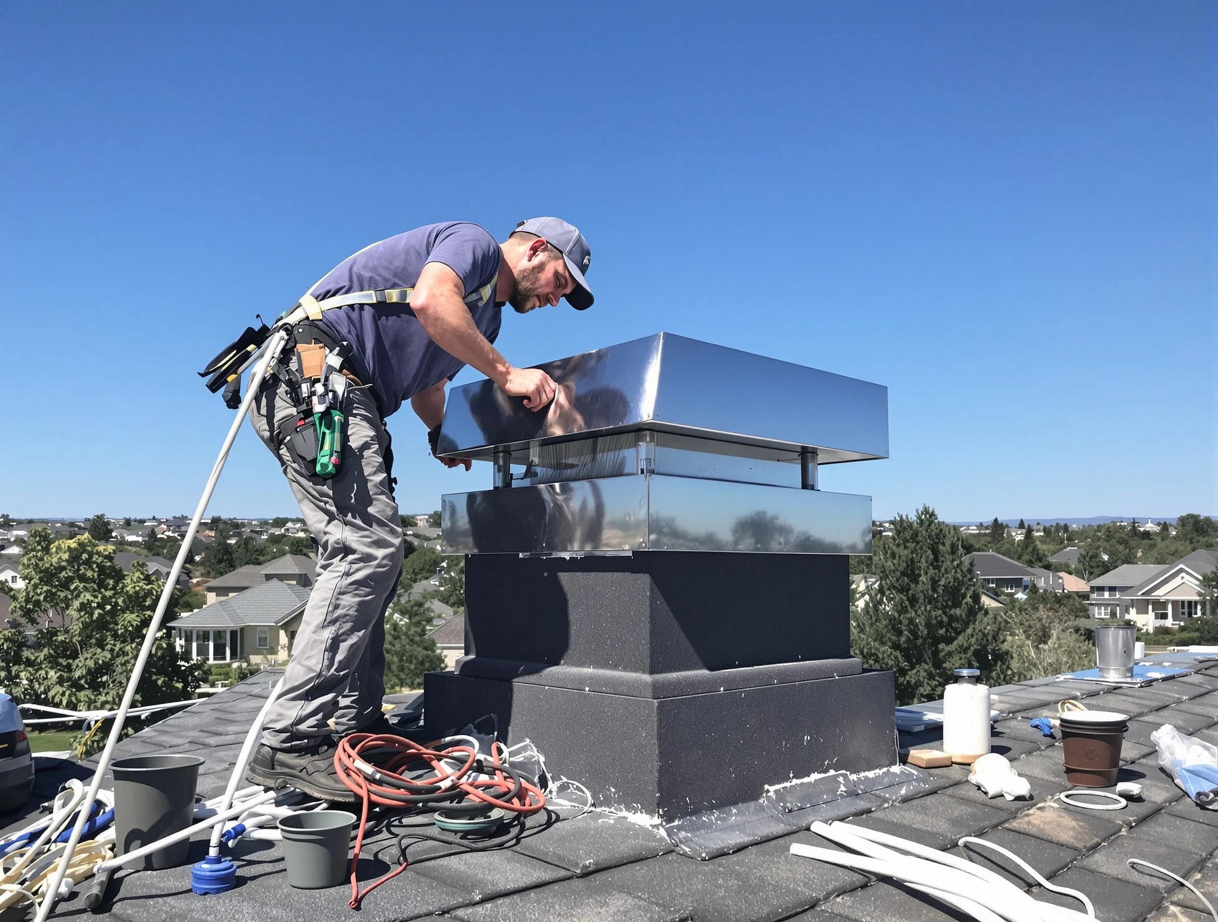 Chimney Cap Services service in Canton, PA